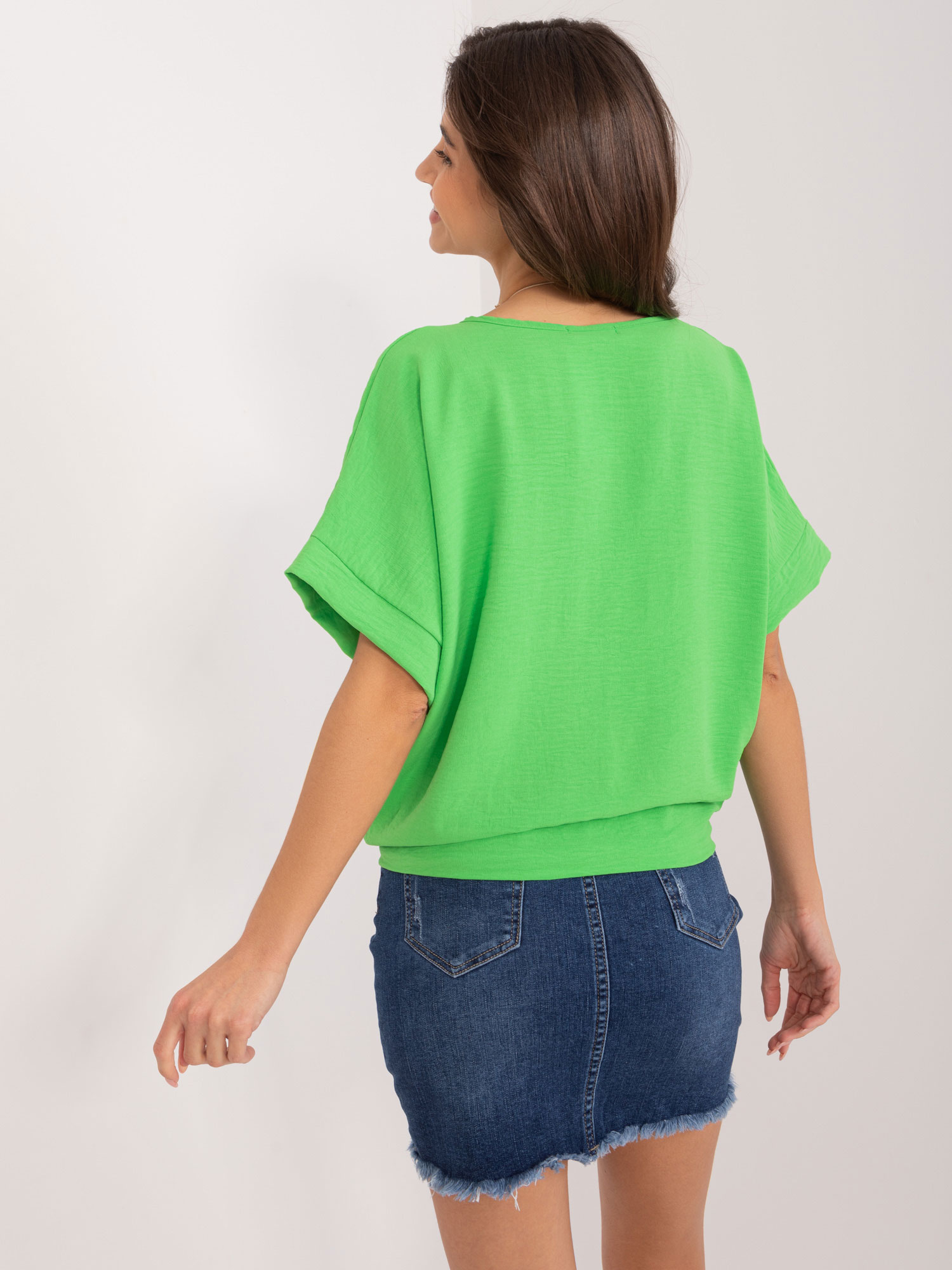 damska bluzka, elegantna damska bluzka, damsky top, zelena bluzka